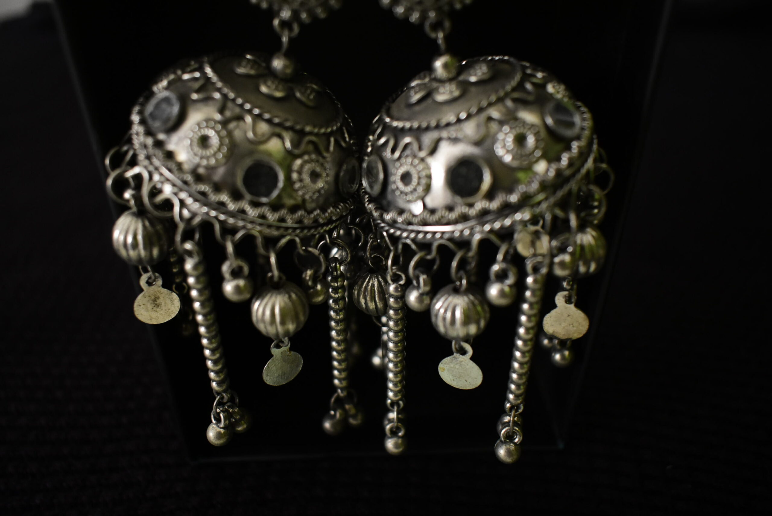 Peacock Design Oxidise Earring - Image 2