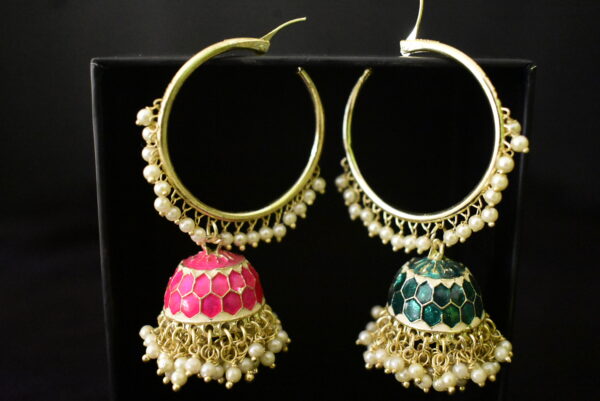 Hoop Circular alloy Earring - Image 2