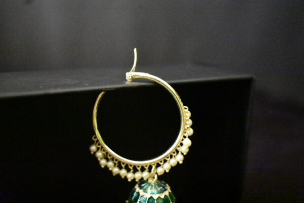 Hoop Circular alloy Earring - Image 4