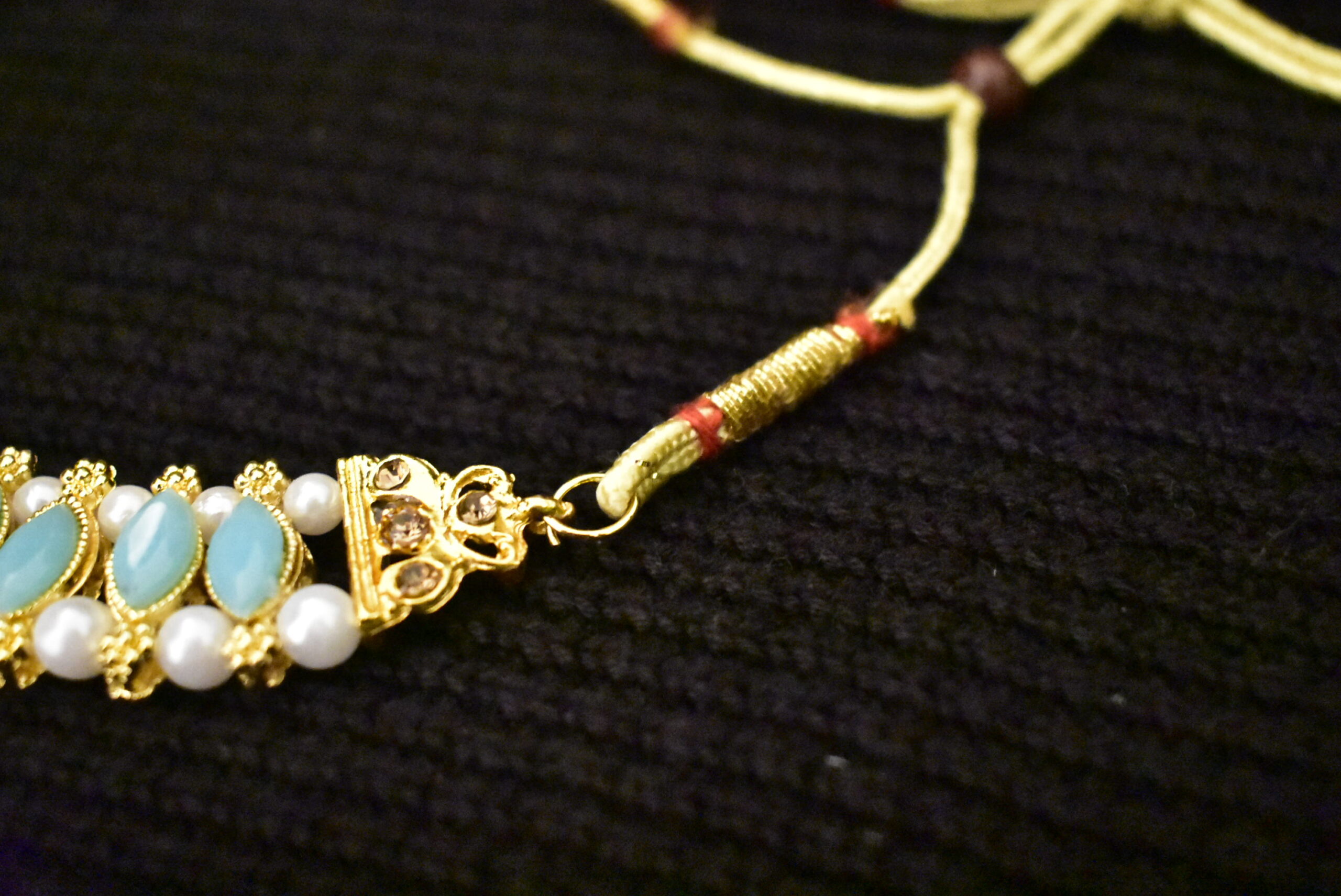 Light Blue Stone Jewellery Set - Image 5