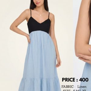 Flared Long Dress