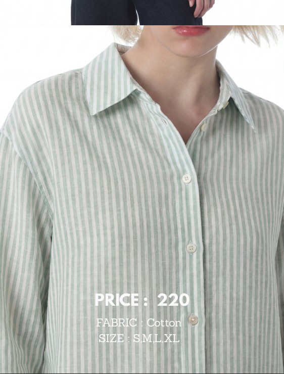 Long Chemise Long sleeve white light - Image 2